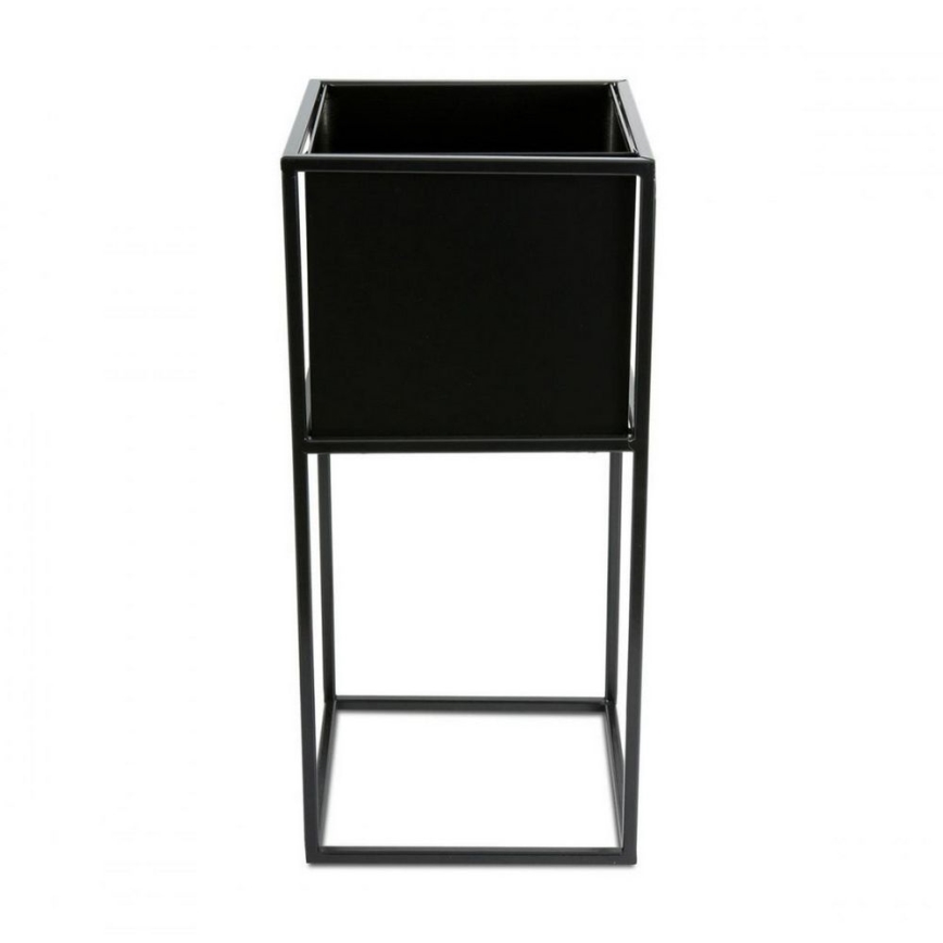 Soporte para plantas 50x24 cm negro