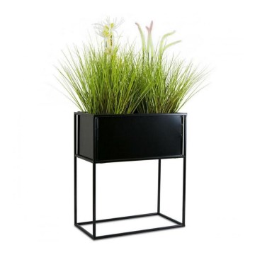 Soporte para plantas 50x44 cm negro