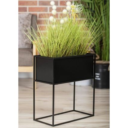 Soporte para plantas 50x44 cm negro