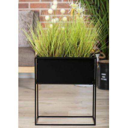 Soporte para plantas 50x44 cm negro