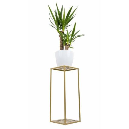 Soporte para flores 60x24 cm dorado