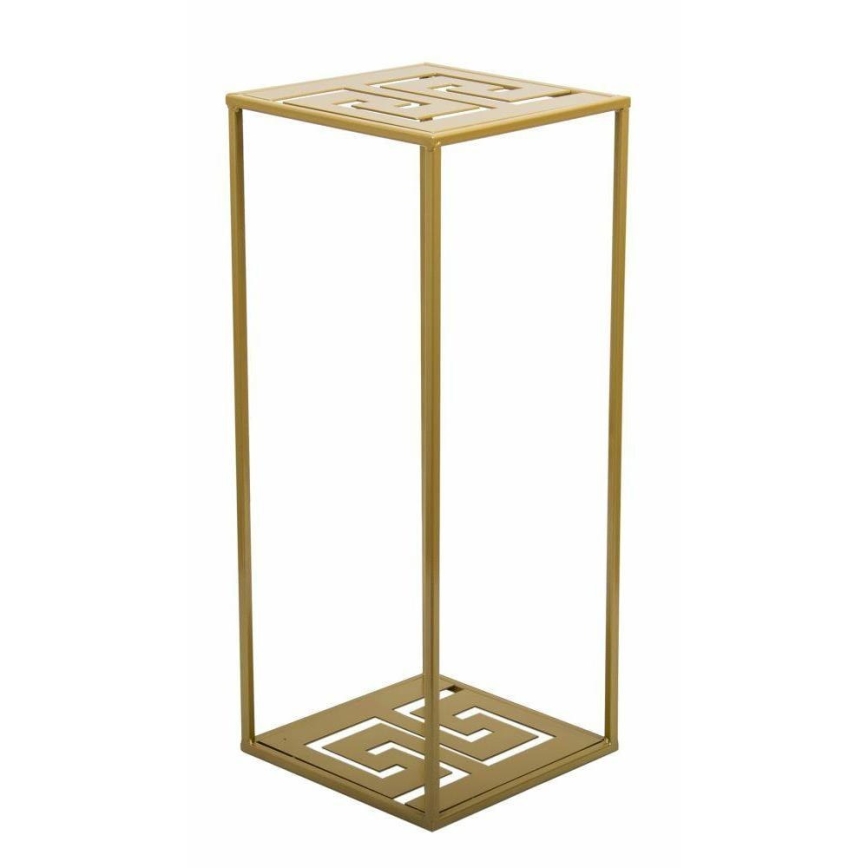 Soporte para flores 60x24 cm dorado