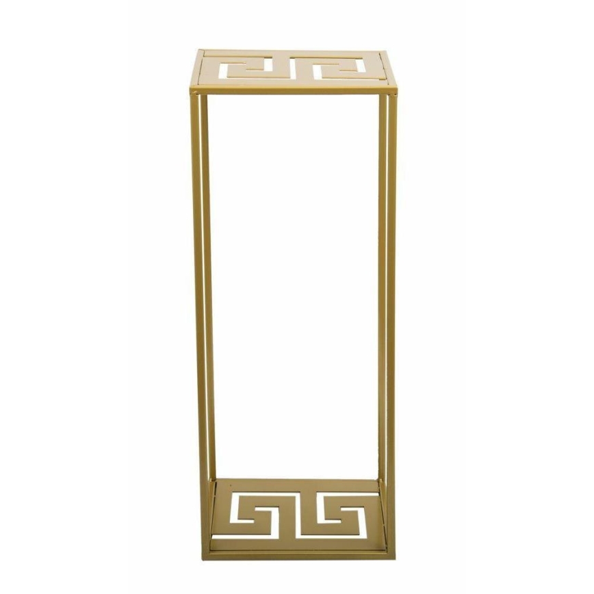 Soporte para flores 60x24 cm dorado