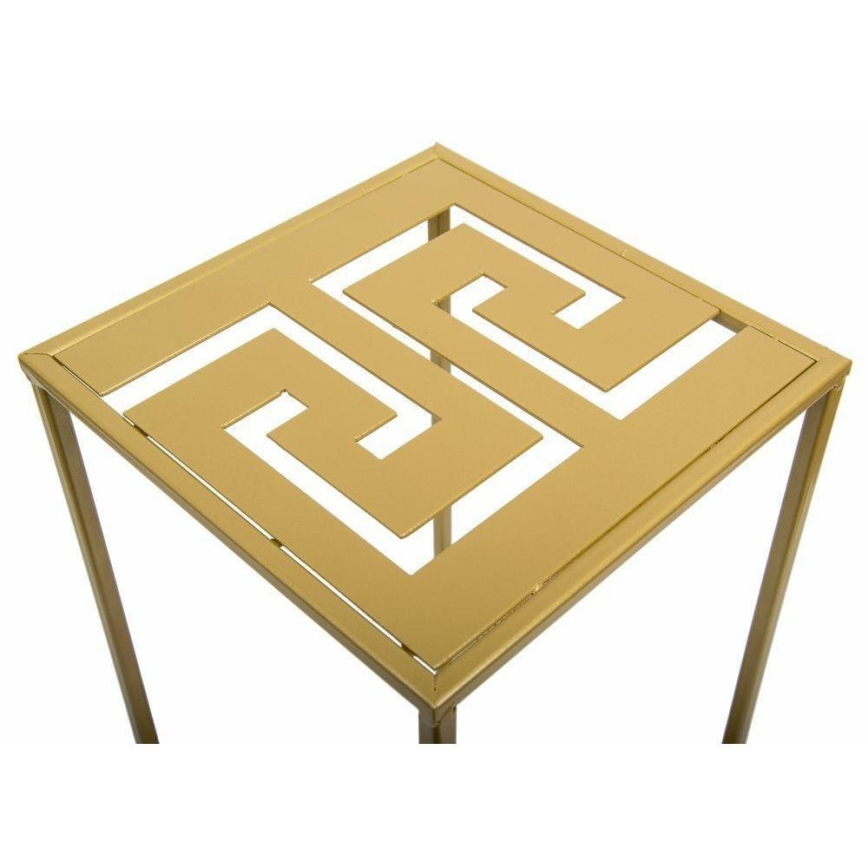 Soporte para flores 60x24 cm dorado