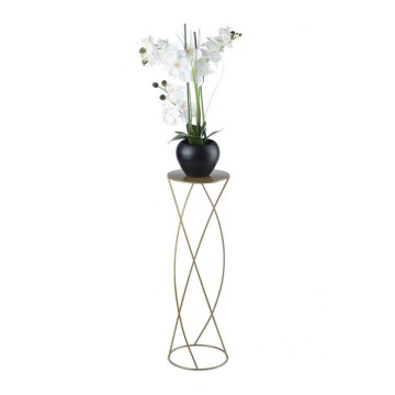 Soporte para plantas 70x22,5 cm dorado