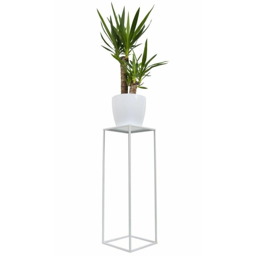 Soporte para plantas 70x24 cm blanco