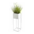 Soporte para plantas 70x24 cm blanco