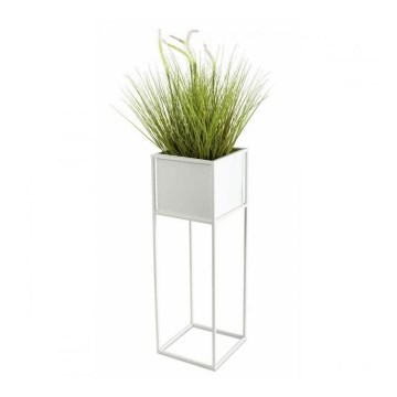 Soporte para plantas 70x24 cm blanco