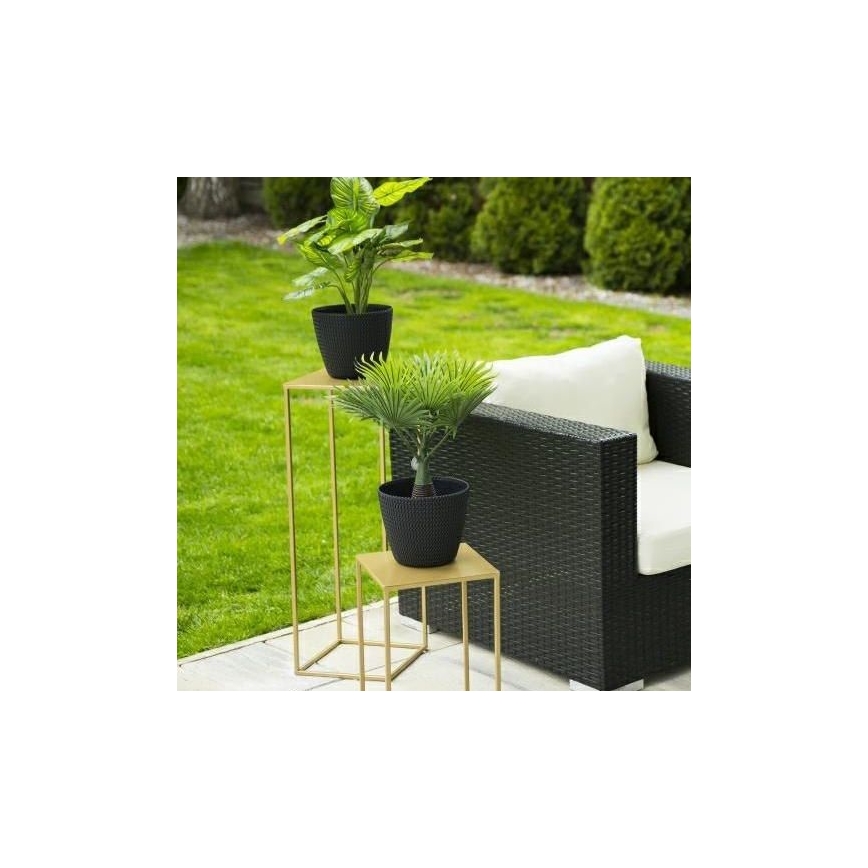 Soporte para plantas 70x24 cm dorado