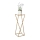 Soporte para plantas 70x24 cm dorado