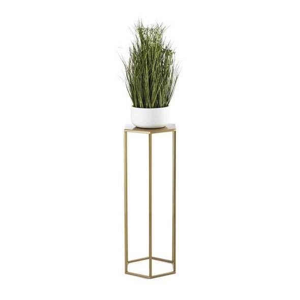 Soporte para plantas 70x24 cm dorado