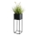Soporte para plantas 70x24 cm negro