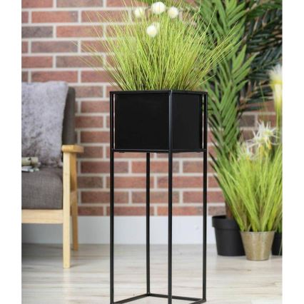 Soporte para plantas 70x24 cm negro