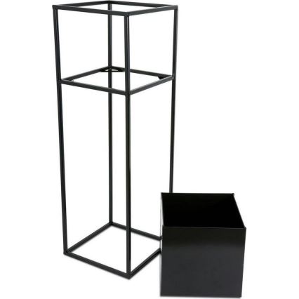 Soporte para plantas 70x24 cm negro