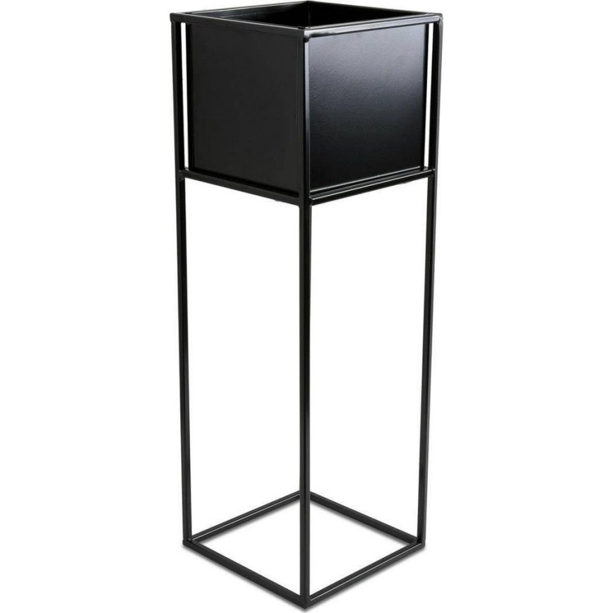 Soporte para plantas 70x24 cm negro