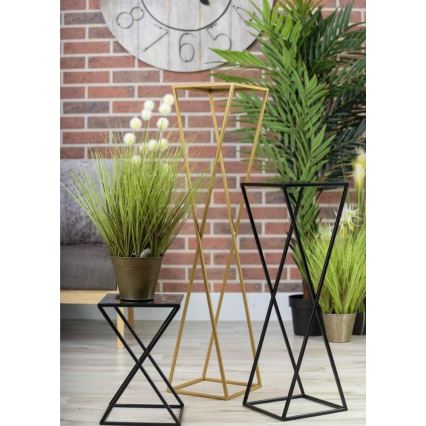 Soporte para plantas 70x24 negro