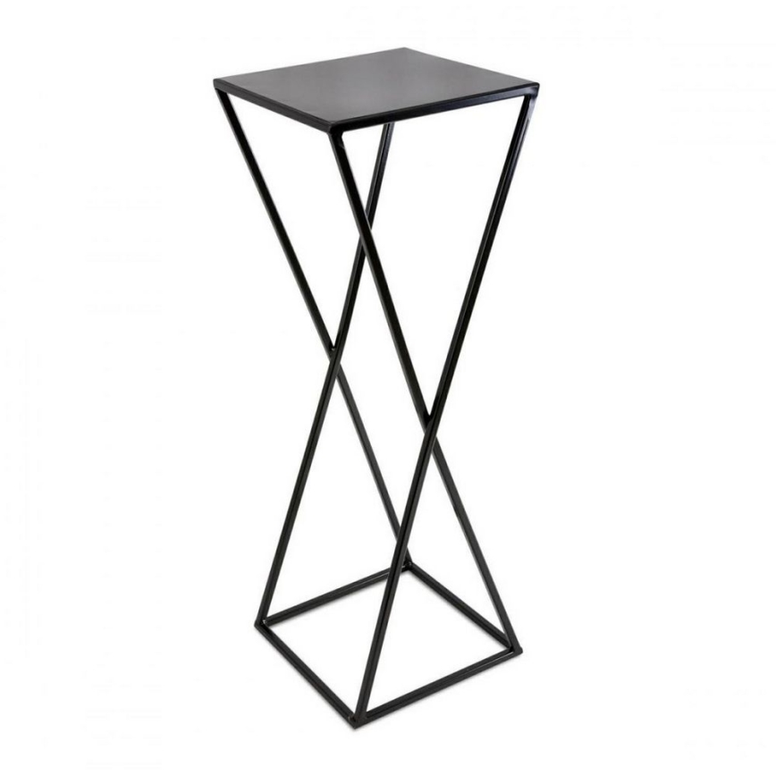 Soporte para plantas 70x24 negro