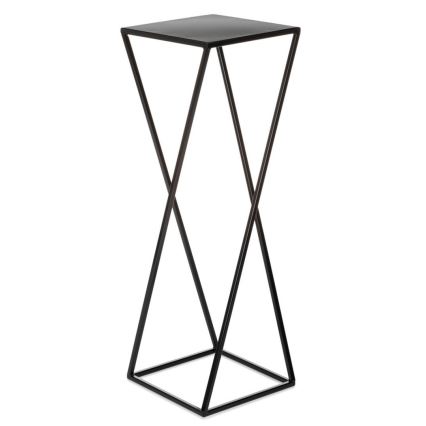 Soporte para plantas 70x24 cm negro