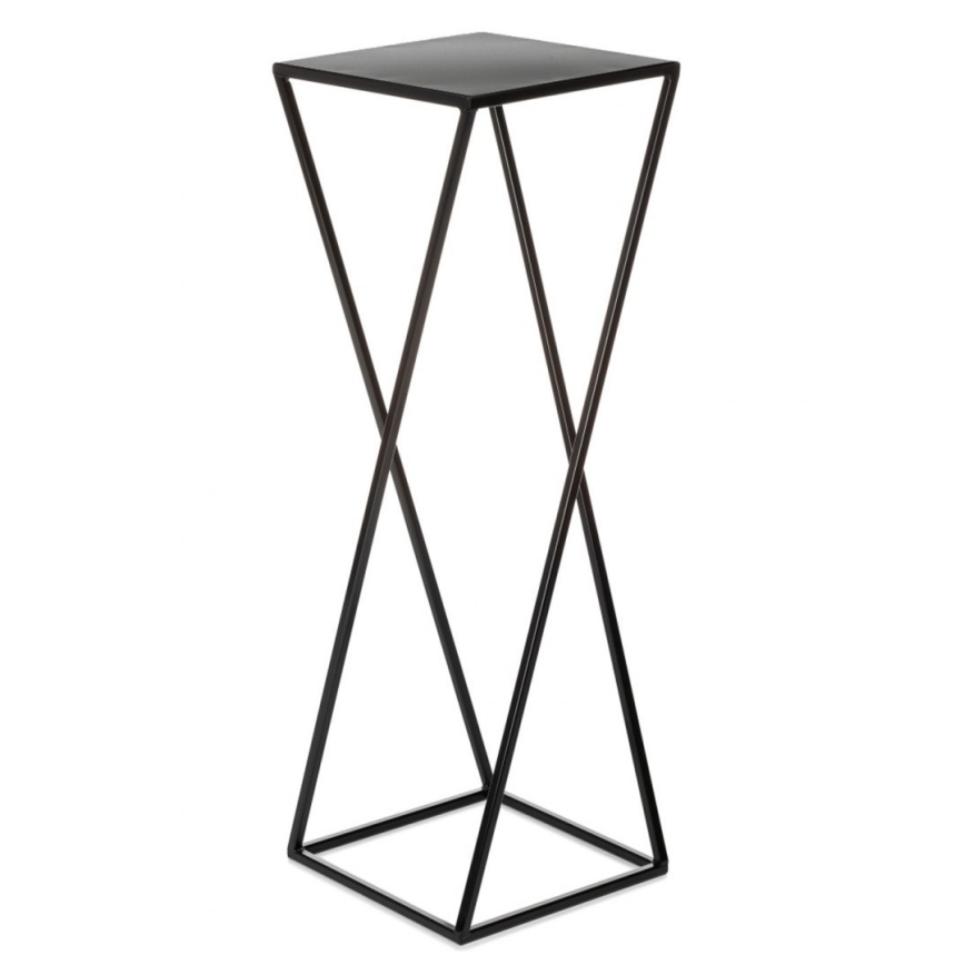 Soporte para plantas 70x24 cm negro
