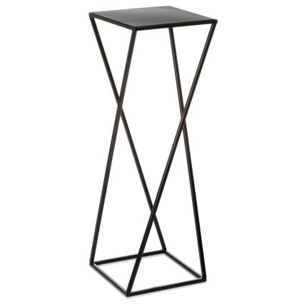 Soporte para plantas 70x24 cm negro