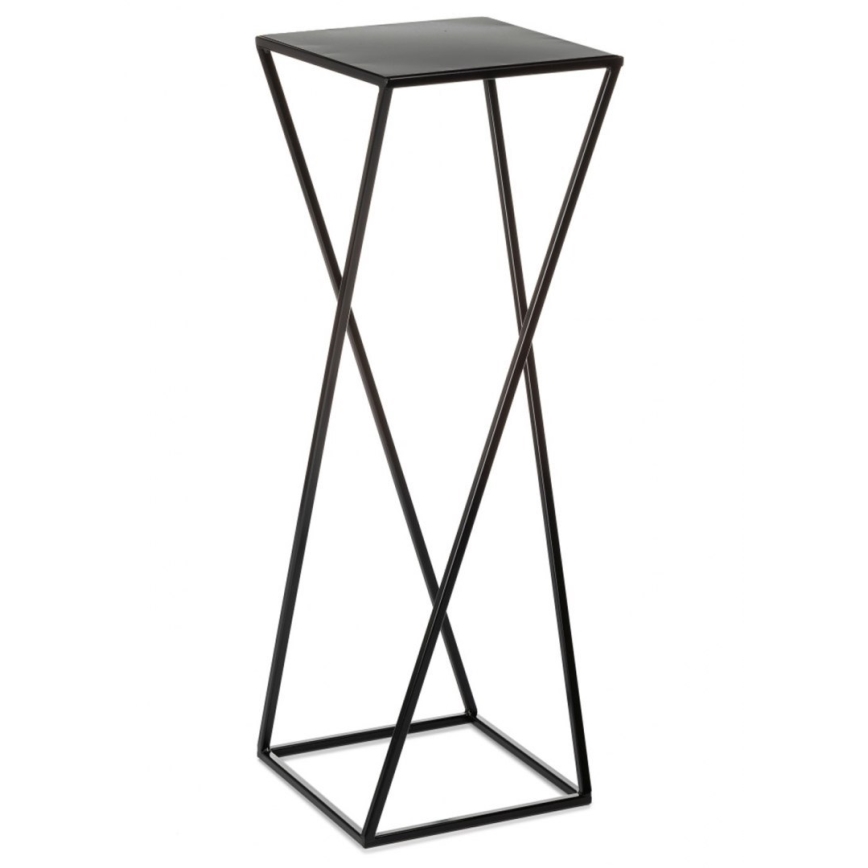 Soporte para plantas 70x24 cm negro