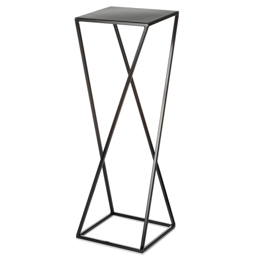 Soporte para plantas 70x24 cm negro