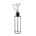 Soporte para plantas 70x24 cm negro