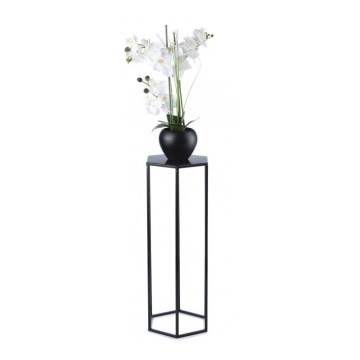 Soporte para plantas 70x24 cm negro