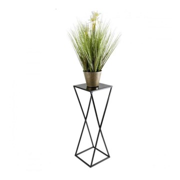 Soporte para plantas 70x24 negro