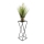 Soporte para plantas 70x24 negro