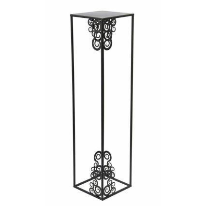 Soporte para plantas 80x24 cm negro