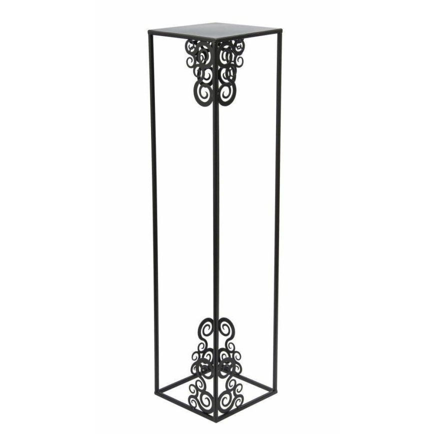 Soporte para plantas 80x24 cm negro