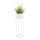 Soporte para plantas 90x24 cm blanco