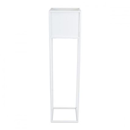 Soporte para plantas 90x24 cm blanco