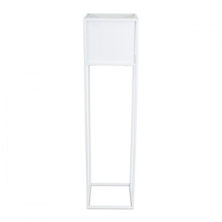 Soporte para plantas 90x24 cm blanco