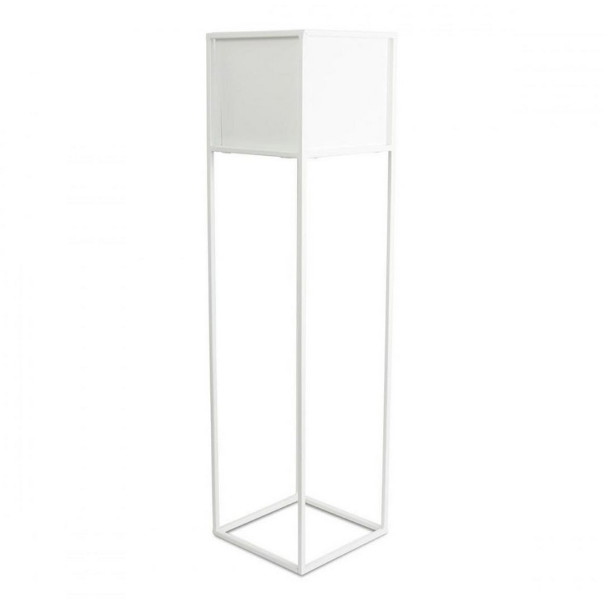 Soporte para plantas 90x24 cm blanco