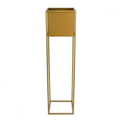Soporte para plantas 90x24 cm dorado