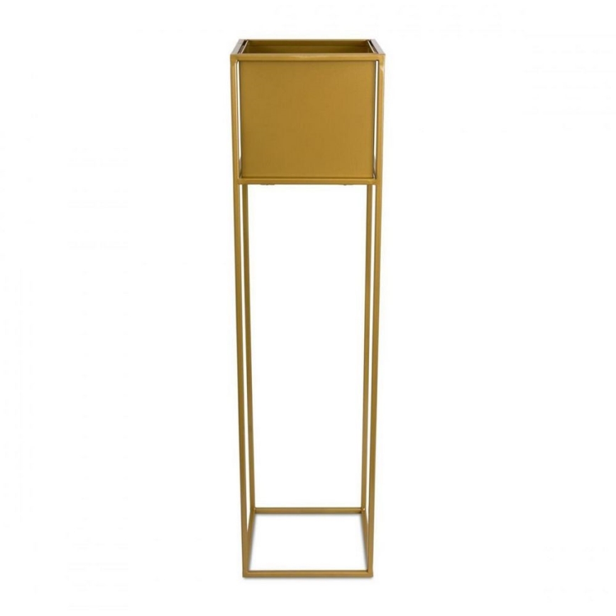 Soporte para plantas 90x24 cm dorado