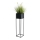 Soporte para plantas 90x24 cm negro