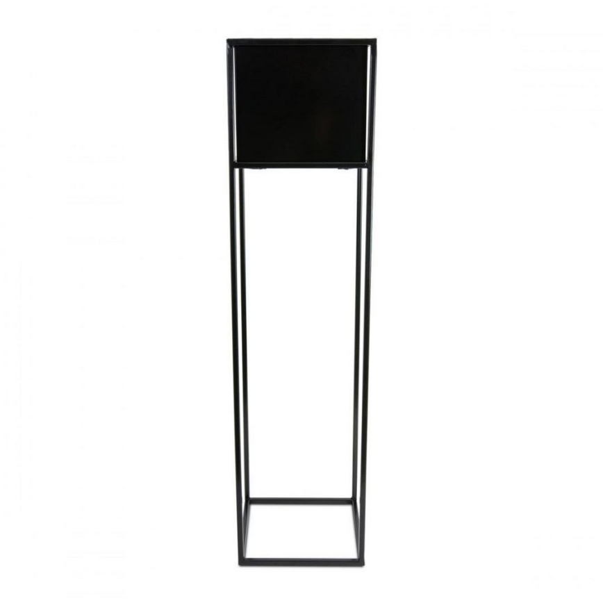 Soporte para plantas 90x24 cm negro