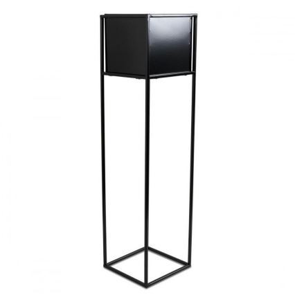 Soporte para plantas 90x24 cm negro