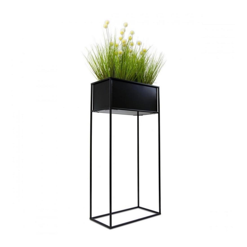 Soporte para plantas 90x44 cm negro