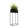 Soporte para plantas 90x44 cm negro