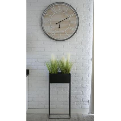 Soporte para plantas 90x44 cm negro