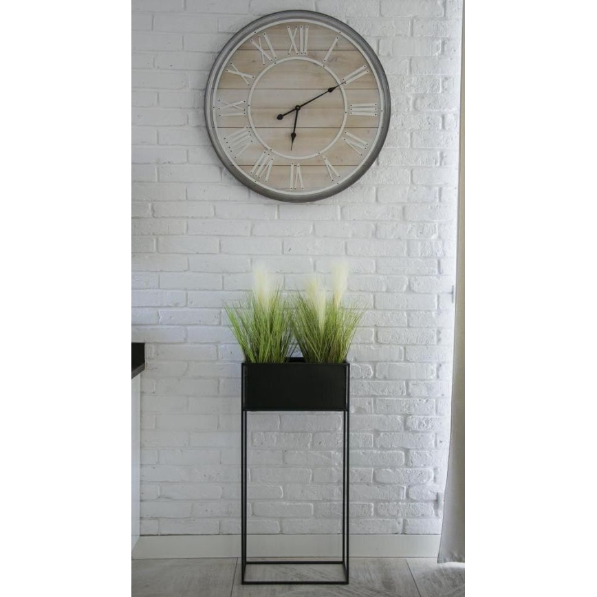 Soporte para plantas 90x44 cm negro