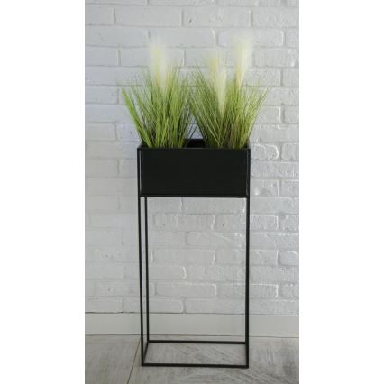 Soporte para plantas 90x44 cm negro