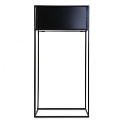 Soporte para plantas 90x44 cm negro