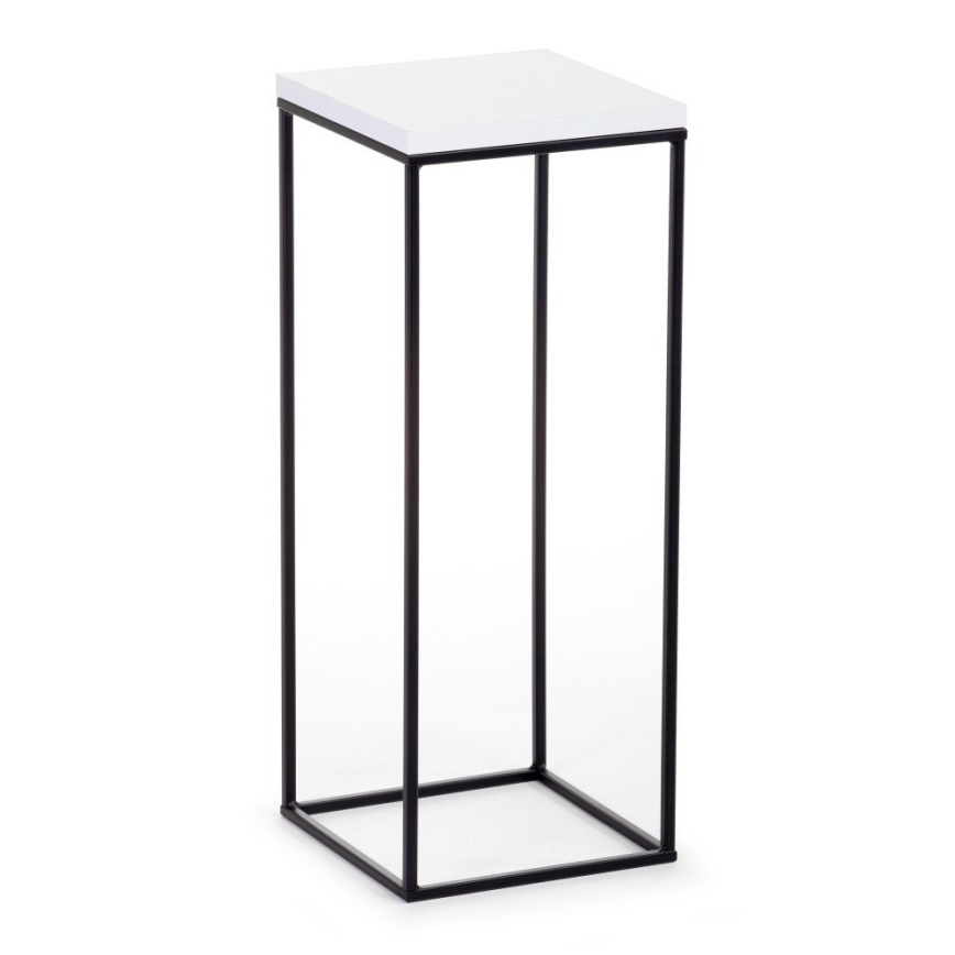 Soporte para plantas BASICLOFT 60x24 negro/blanco
