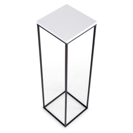 Soporte para plantas BASICLOFT 80x24 negro/blanco