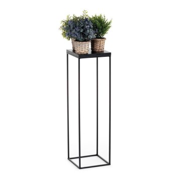 Soporte para plantas BASICLOFT 80x24 negro